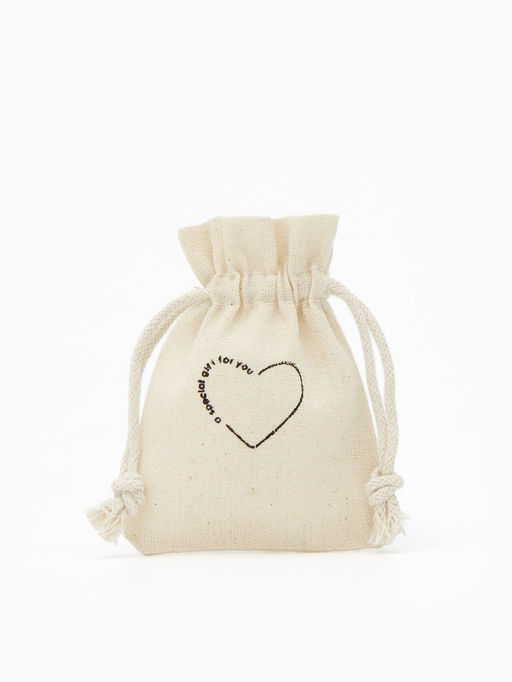 Цена за 50 шт. Мешочек подарочный Нежность лён, 7?9 см, бежевый - Simaland фото 2