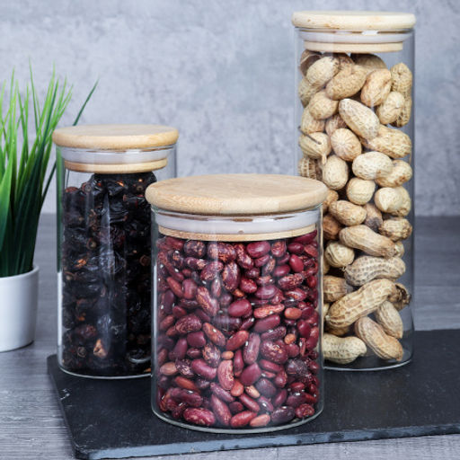 Банка для сыпучих бамбуковая крышка d-65/180 мм 550 мл /GT-35-118/уп120/ - Галеонтрейд фото 7