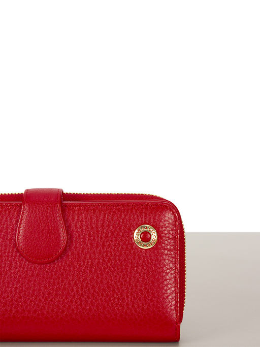 LACCOMA кошелек LA-1155-красный натуральная кожа фото 3