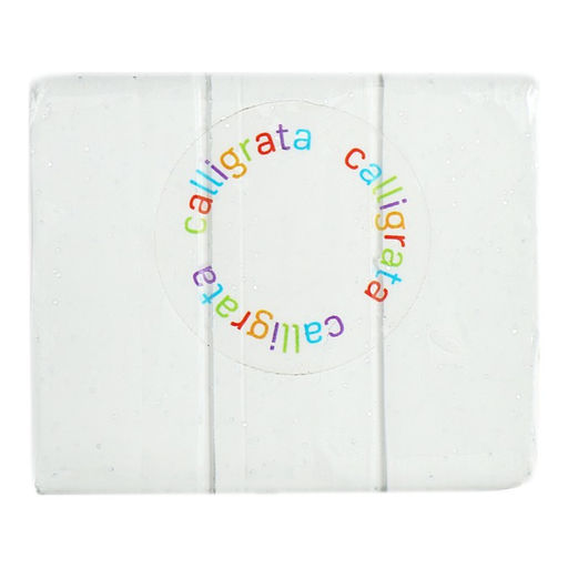 Полимерная глина Calligrata, 50 г, с эффектом камня, снежный мрамор, с блёстками, с перламутром