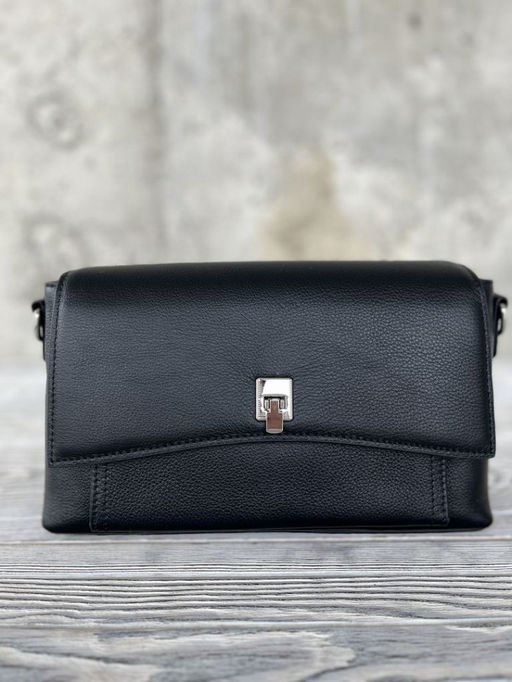 Женская кожаная сумка через плечо 8219 Блек - Sergio valentini фото 2