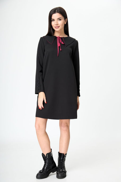 Платье ANELLI 1184 черный  фото 4