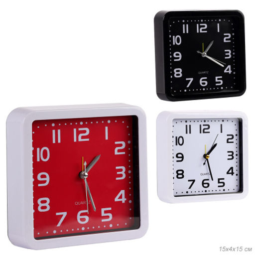 Будильник 15 см / XD069 /уп.60/ плавный ход МИКС