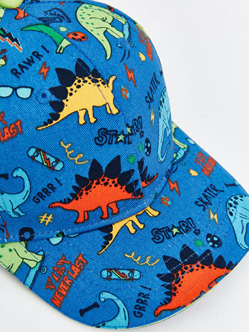 Dinozor Bask?l? Erkek ?ocuk Kep ?apka - Waikiki фото 3