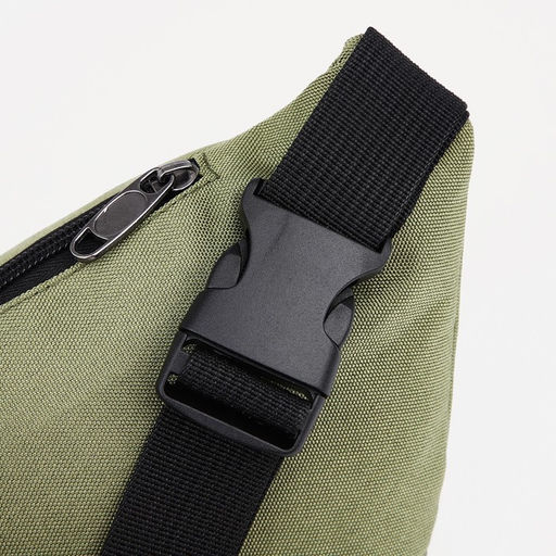 Поясная сумка на молнии, наружный карман, цвет хаки - Simaland фото 4