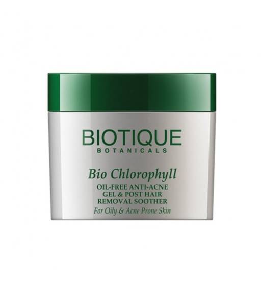 Bio Chlorophyll Oil Free Anti Acne Gel & Post Hair Removal Soother for Oily & Acne Prone Skin/ Биотик Био Хлорофилл Гель Противоугревой и кожи после удаления волос. 50г. 50г.