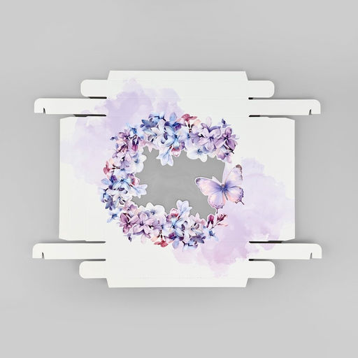 Цена за 2 шт. Коробка подарочная Цветочное настроение, 23.5?20.5?5.5 см