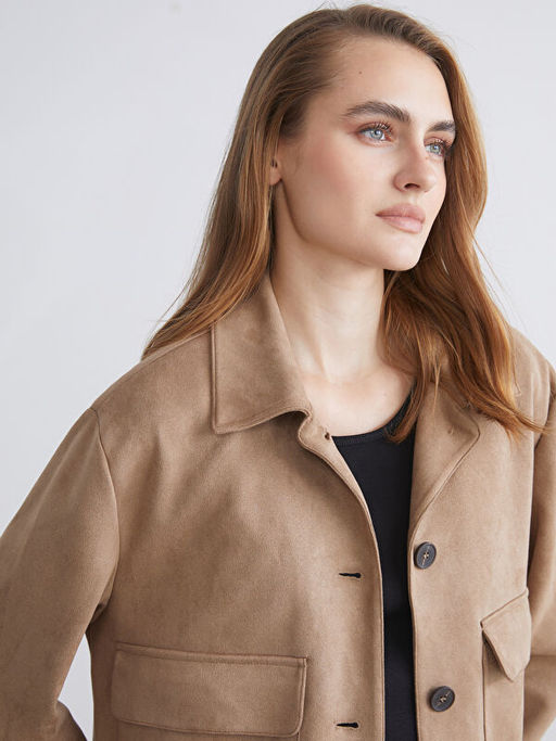 G?mlek Yaka S?et Kad?n Ceket