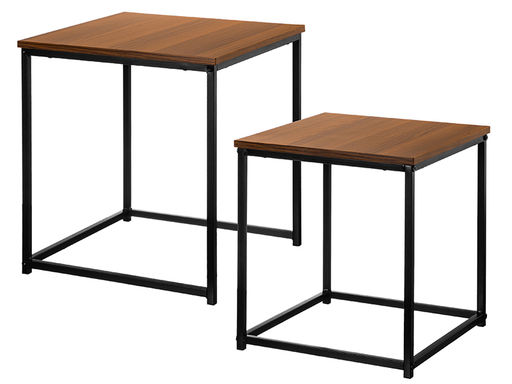 Набор 2 журнальных столиков 37,5*37,5*40 см / 33,5*33,5*36 см - Elan gallery фото 3