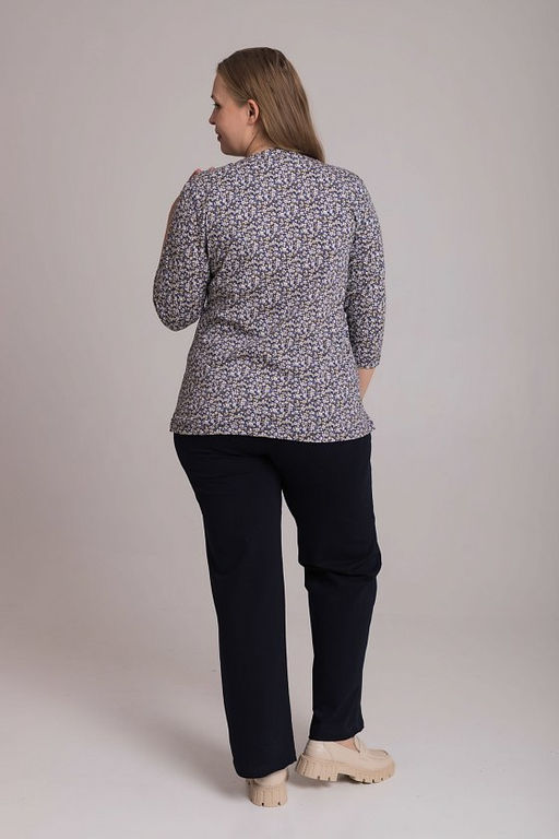 Футболка М324146сб синий/бежевый - Елена фото 5