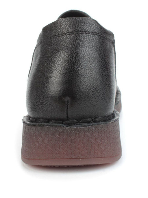 03-5006-1 BLACK Полуботинки женские (натуральная кожа) - Фабричный китай фото 9