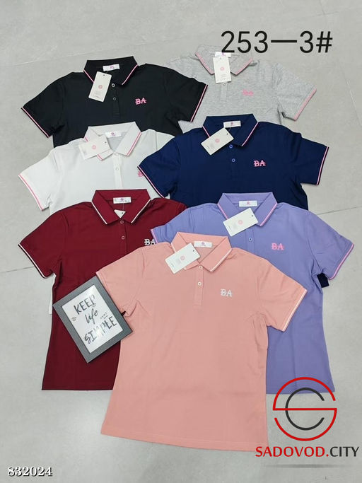 Футболка поло однотонная - Bruno фото 3