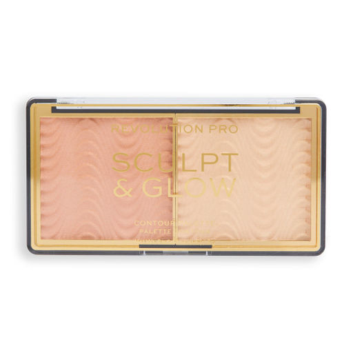 Палетка для макияжа лица: бронзер/хайлайтер Sculpt & Glow Palette Light-Medium 6707466
