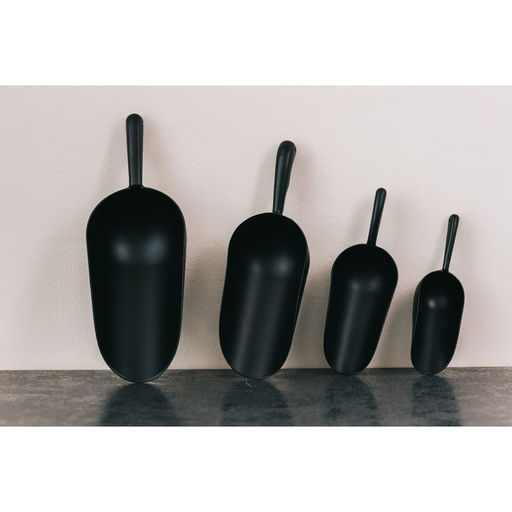 Совок Magistro Alum black, 200 мл, 18.5 см, чёрные