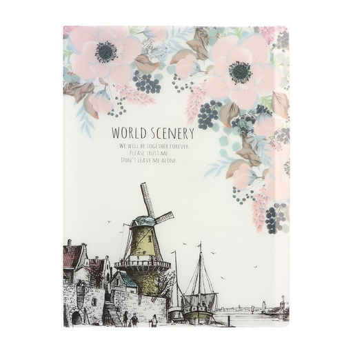 Папка формат А4, с 30 прозрачными файлами, Город, МИКС - Calligrata фото 5