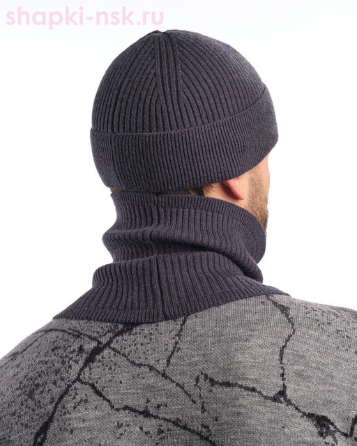 17224 1S Стамнес Комплект мужской (шапка+снуд) (58-60)