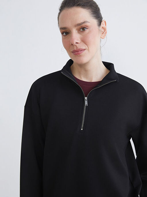 Dik Yaka Kad?n Sweatshirt