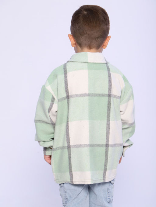 РБ012 Рубашка "Бавария" 3 (фисташковый; белый)