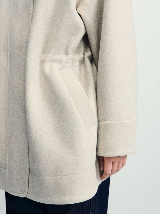 Парка из пальтовой ткани на кулиске / Zarina  фото 12