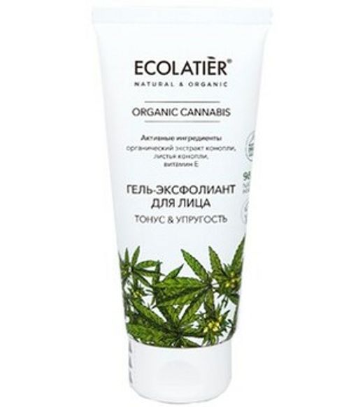 Ecolatier Organic Farm GREEN "CANNABIS Oil" ДЛЯ ЛИЦА Гель-Эксфолиант 100мл туба