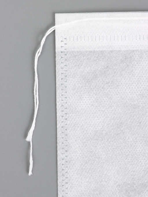 Цена за 100 шт. Фильтр-пакет, мешочек с завязками для запарки 15 х 20 см