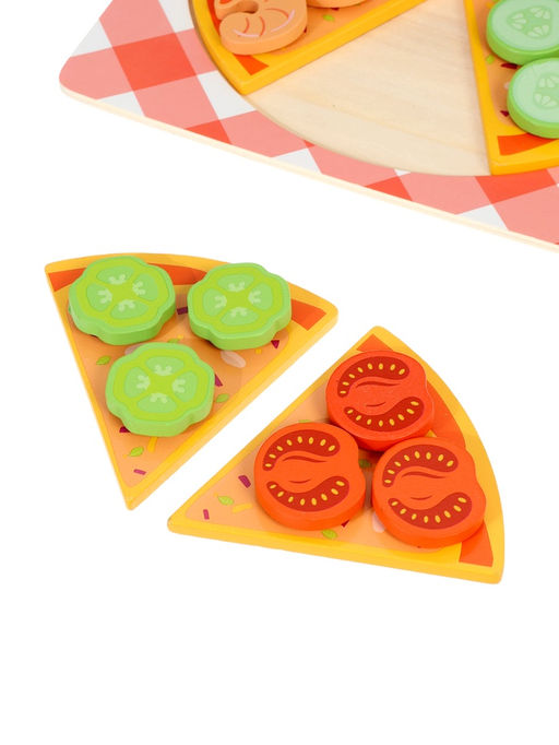 Деревянный кухонный набор - сортер «Пицца»