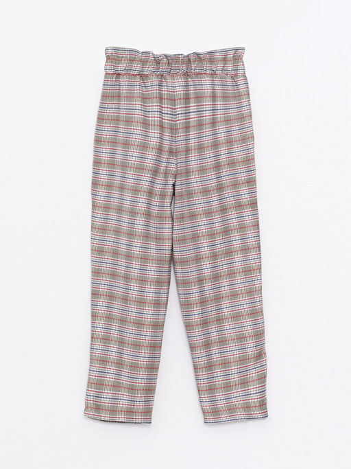 Beli Lastikli Ekose K?z ?ocuk Pantolon - Waikiki фото 2