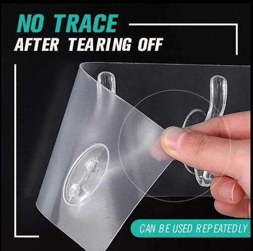 Прозрачные крючки одной лентой 6 штук - Family фото 4