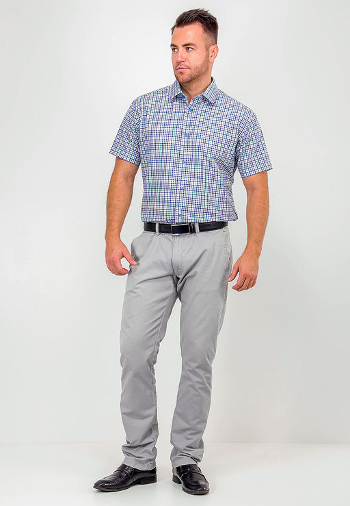 Сорочка мужская короткий рукав GREG 245/209/063/Z/1  фото 4