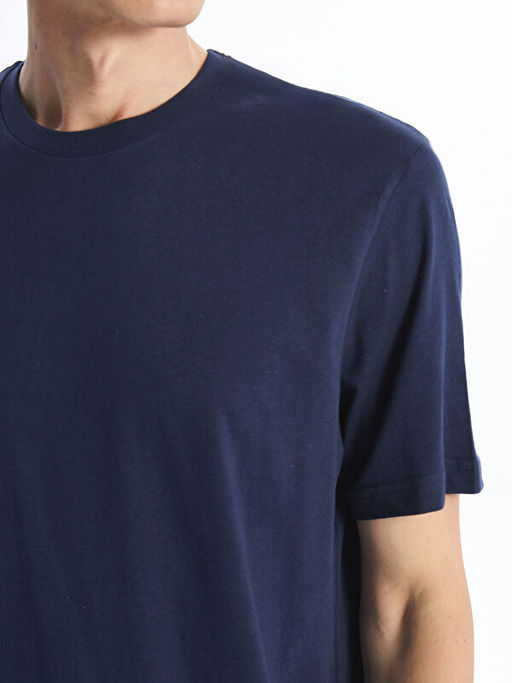 Bisiklet Yaka Penye Erkek Ti??rt