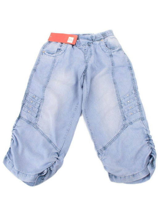 312 LT. BLUE Брюки капри женские - Fashion фото 3