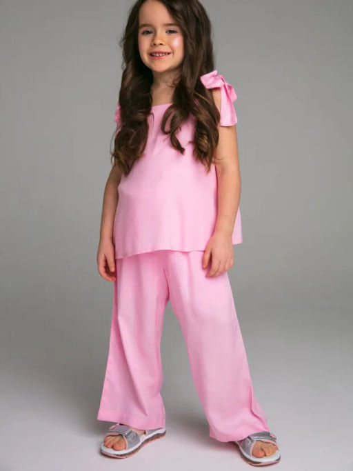 PlayToday / Полукомбинезон текстильный для девочек  фото 4