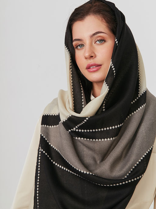 Большой, мягкий, тонкий и очень нежный двусторонний палантин - Tantino фото 7