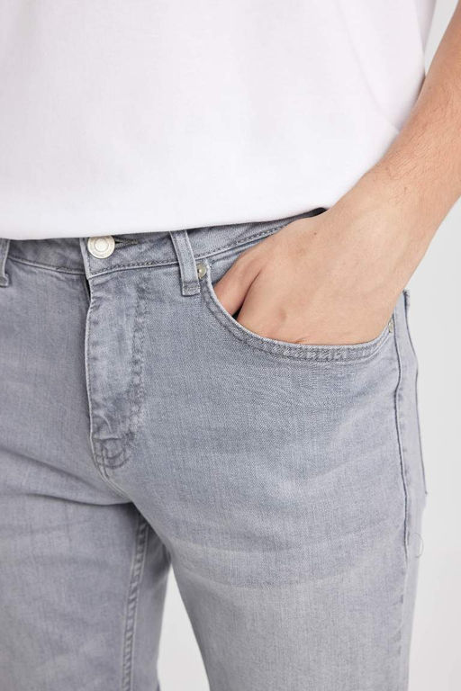 Pedro Slim Fit Джинсовые брюки узкого кроя с нормальной талией и узкими штанинами - Defacto фото 12