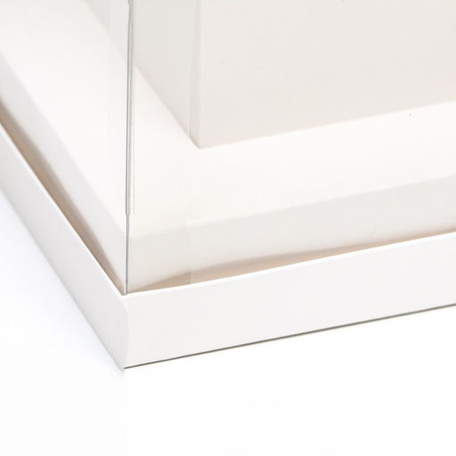 Коробка для цветов с вазой и PVC окнами, складная, 16?23?16 см, белый - UPAK LAND фото 3