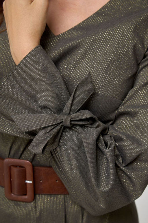 Платье ANELLI 1164 зелень  фото 4