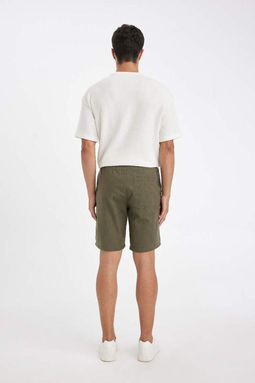 Хлопковые шорты-бермуды свободного покроя - Defacto фото 7