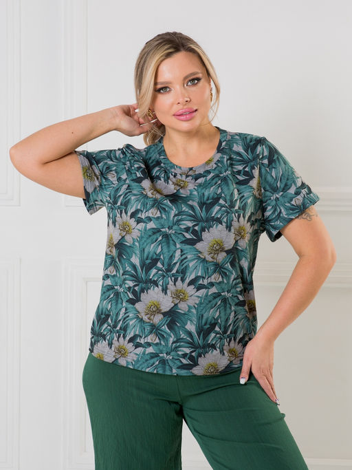 Блузка 1468 из вискозного футера - Novita фото 4