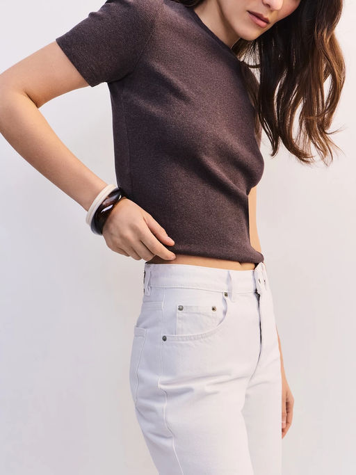 Базовая футболка из хлопка / Zarina  фото 10