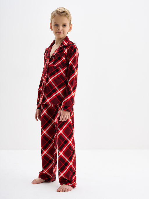 Красная пижама в клетку - Kogankids фото 9