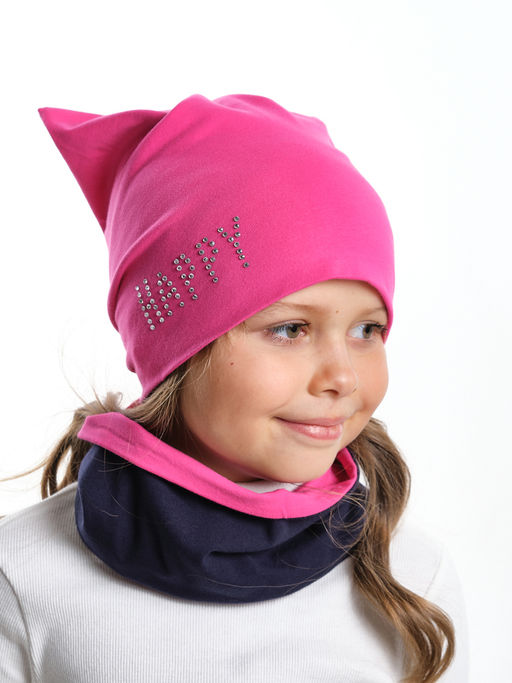 Комплект (шапка+снуд) UD 3024 малина - Mini maxi фото 2