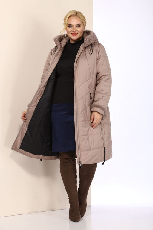 Пальто SHETTI 2091 пудра