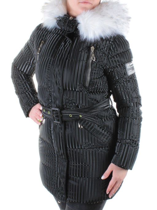 2037 BLACK Куртка зимняя облегченная женская Yixiangyuan - Fashion фото 3