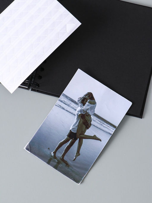 Фотоальбом на спирали 20 листов, с набором: уголки, стикеры, ручка, 17×17×2 см