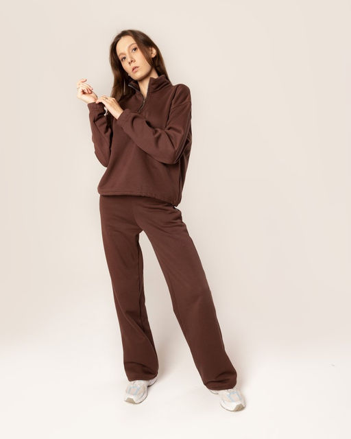 С НАЧЁСОМ костюм-трансформер с утяжками футер 3х нитка - Knitka wear фото 4