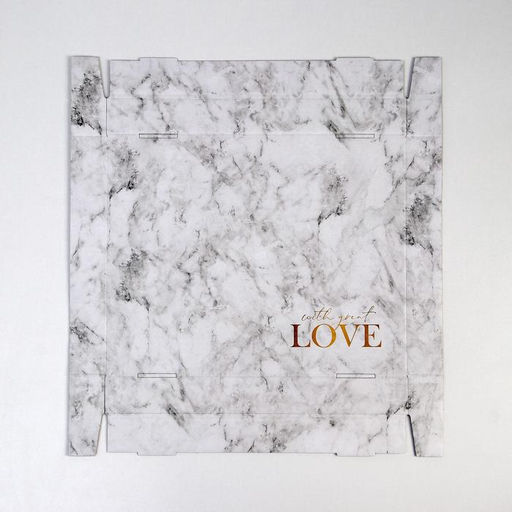 Коробка складная Мрамор, 31,2 х 25,6 х 16,1 см - Дарите счастье фото 6