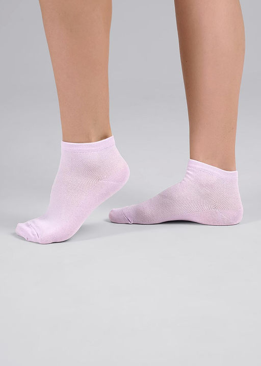 CLES Носки жен.L2001 market line укороч св.фиолетовый - Clever wear фото 2
