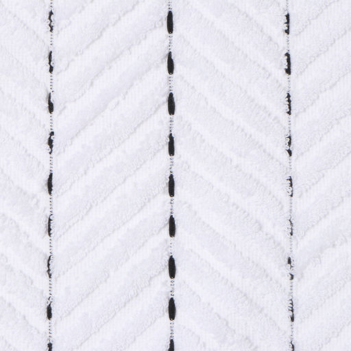 Коврик махровый «Этель» Lines, 50×70 см, хлопок 100%, белая