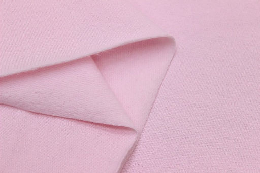 Футер 2-х нит. начес цв.Нежно- розовый, ш.2.14м (1.07м*2,чул), Карде/Ое, хл-90%, п/э-10%, 180гр/м.кв - Купава фото 4