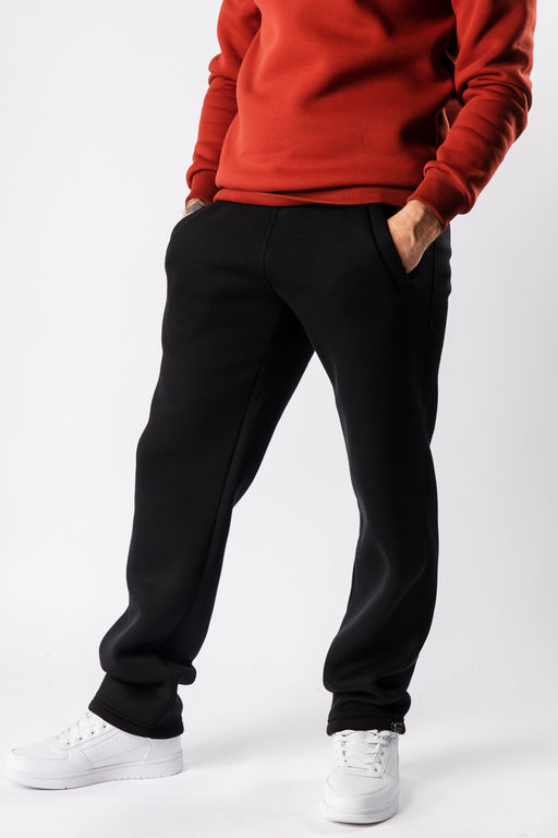 Утепленные брюки футер тренхнитка с изнанкой «барашек» - Relay фото 3